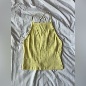Pacsun tank top, yellow, size S